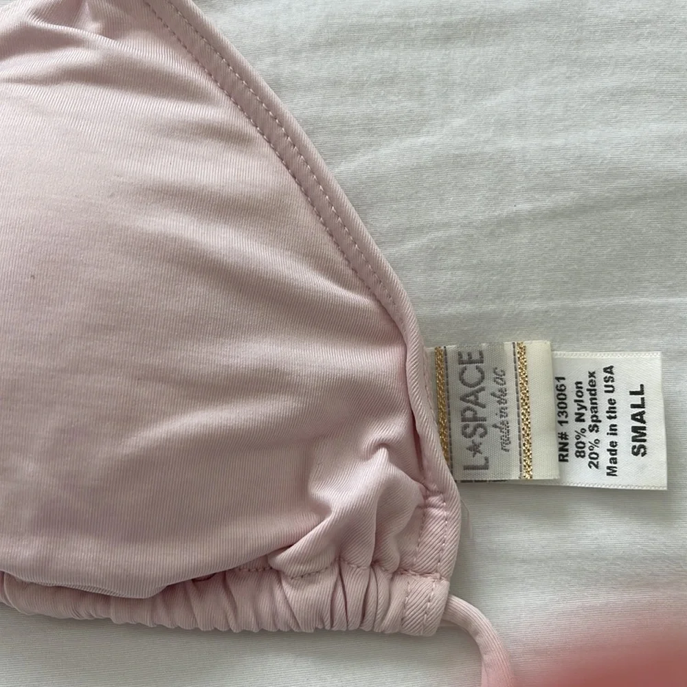 LSPACE Triangle String Bikini Top - Picture 3 of 4